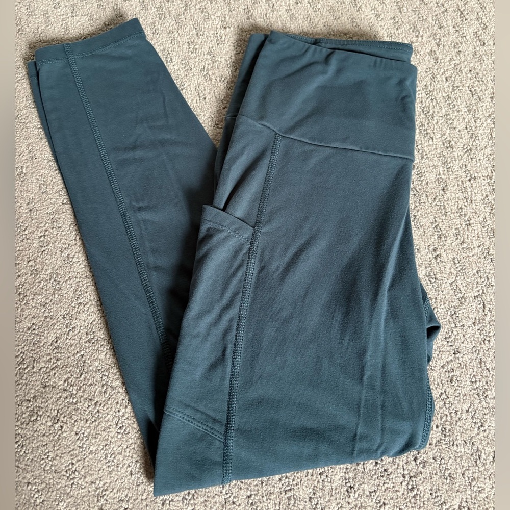 Free Fly Teal Leggings with Pocket M